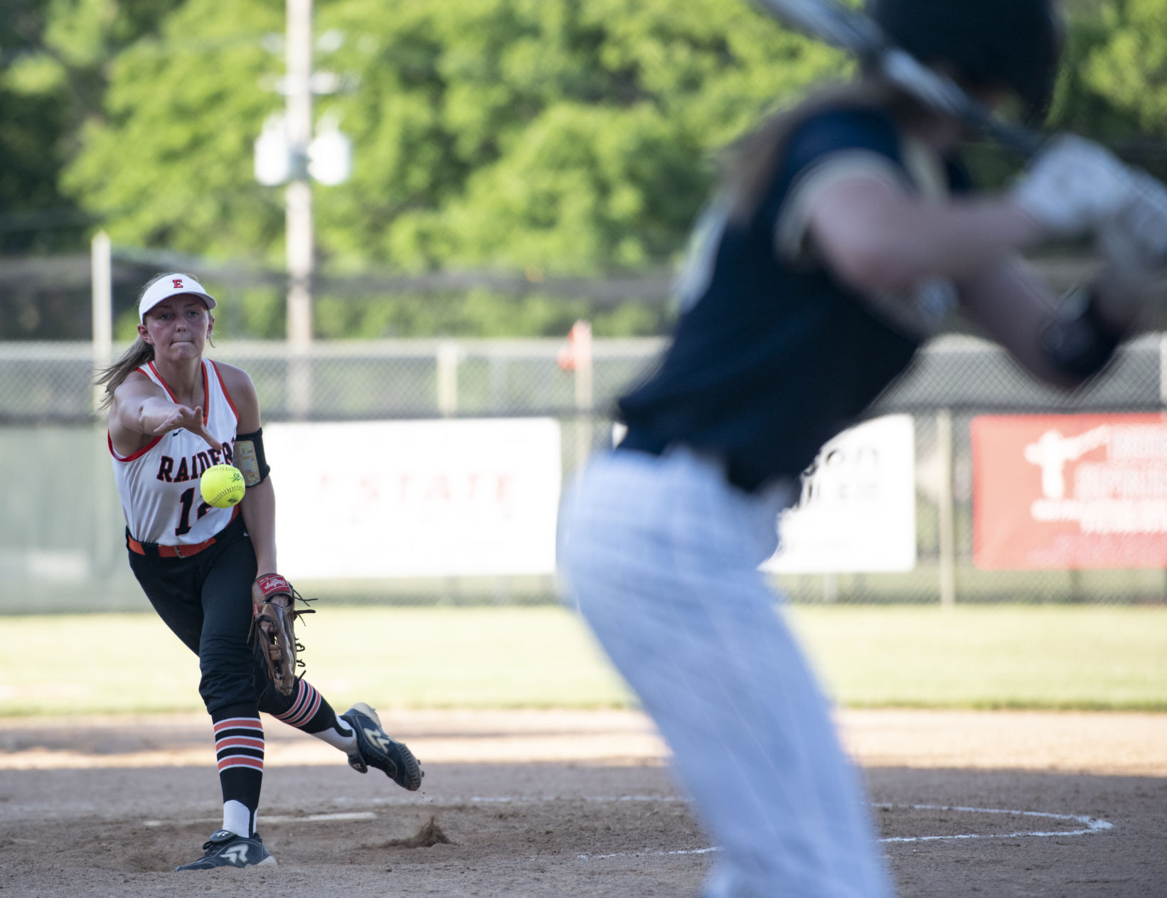 East vs Heelan softball